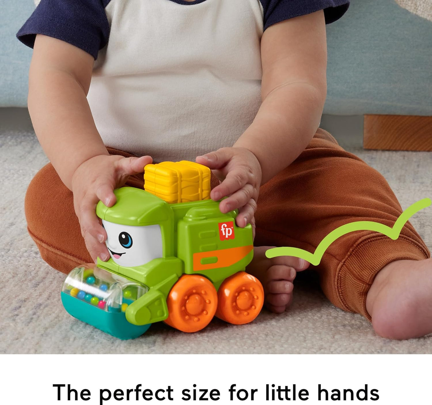 Fisher-Price - Poppity Pop Push Along - Tractor