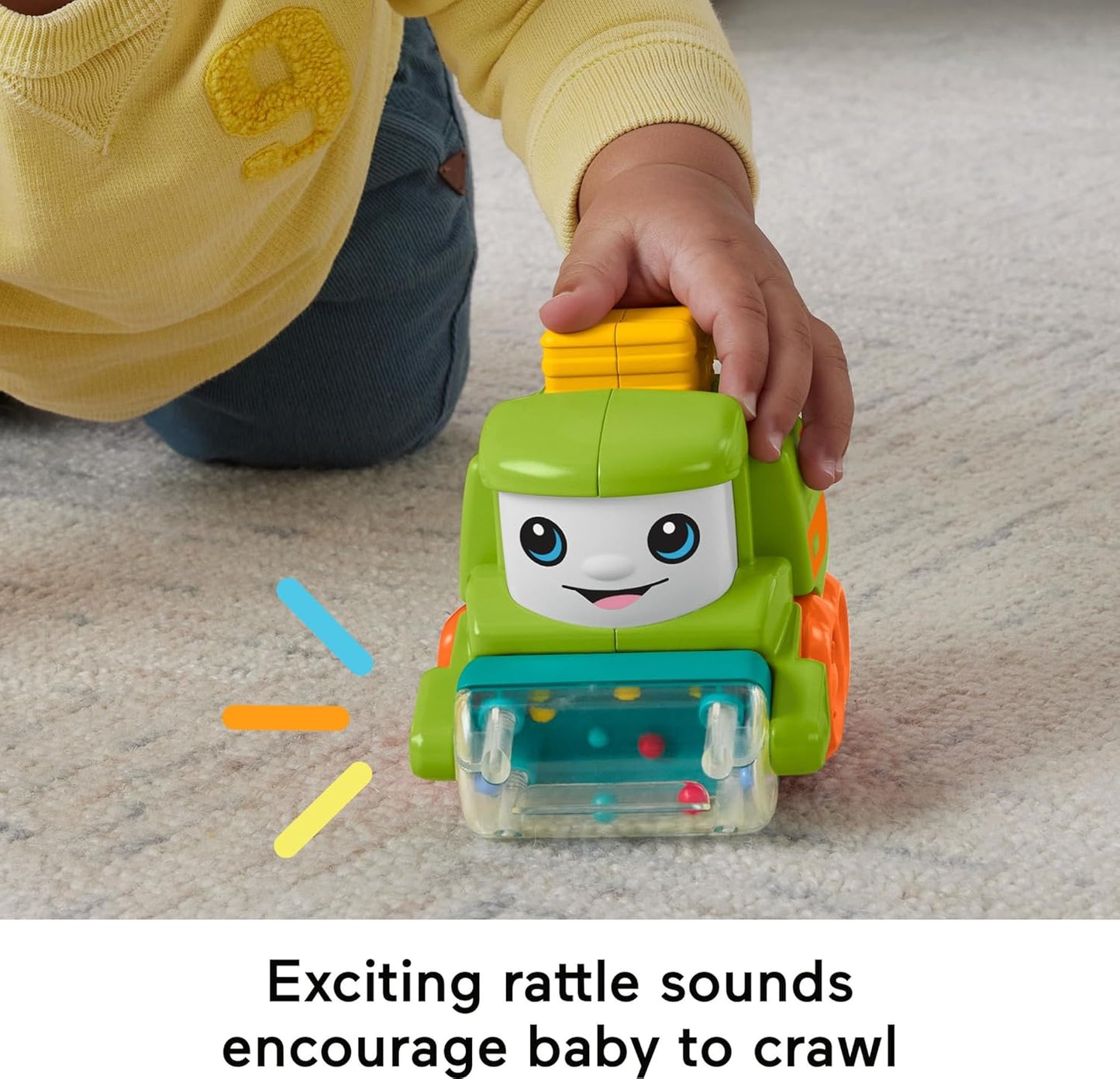 Fisher-Price - Poppity Pop Push Along - Tractor