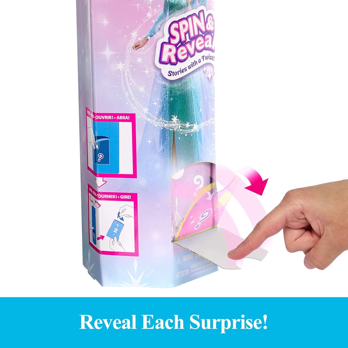 Frozen - Elsa Spin & Reveal Twist Doll