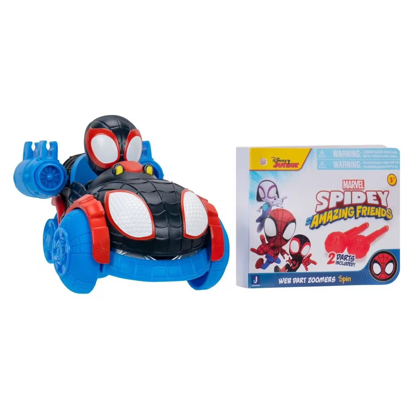Spidey & His Amazing Friends - Vehicle Web Dart Zoomers - Spin