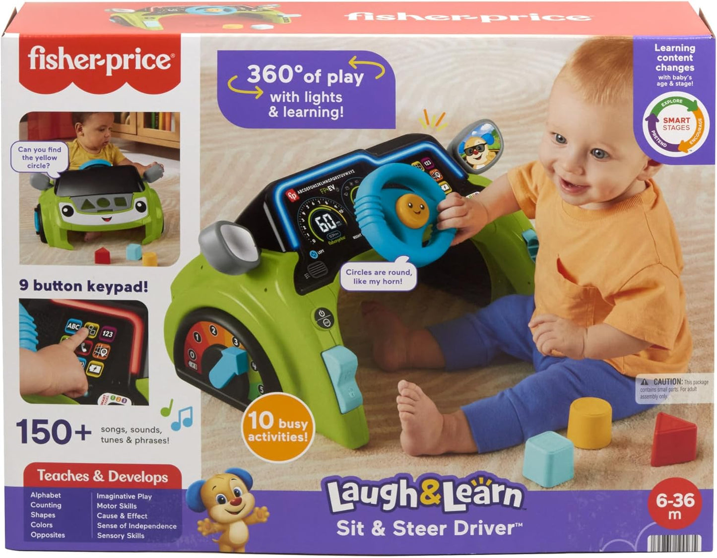 Fisher Price - Laugh & Learn Sit & Steer Drive