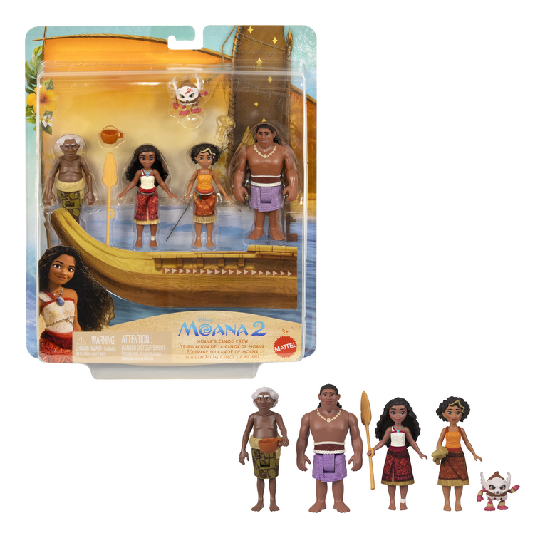 Moana 2 - Moana's Boat Crew Play Set
