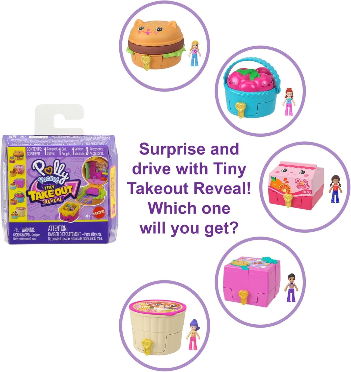 Polly Pocket - Tiny Takeout Surprise
