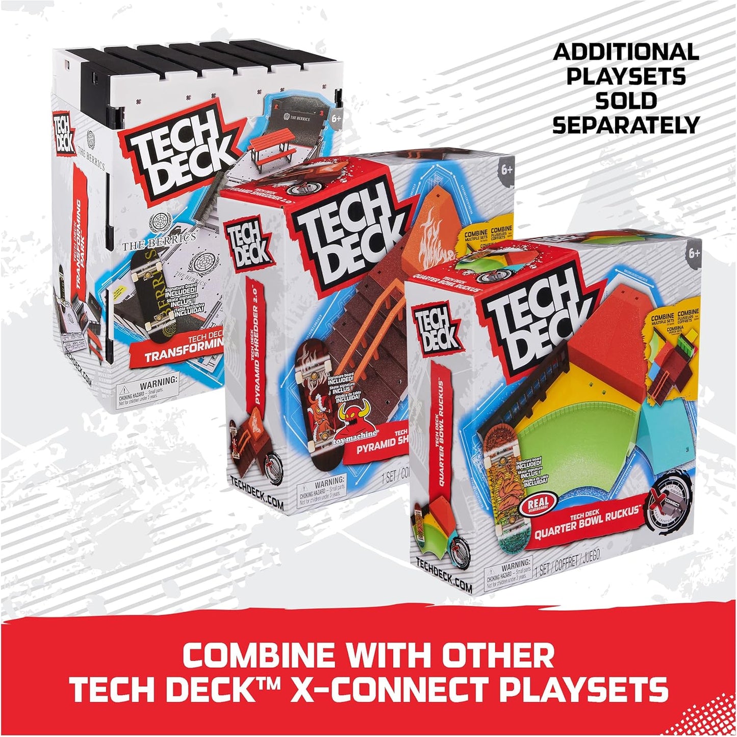 Tech Deck - Quarter Bowl Ruckus X-Connect Park Creator