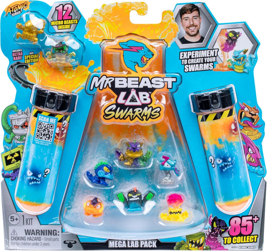 MrBeast Lab Swarms Series 2, Atomic Series 12 Pack - Night Fright Panther