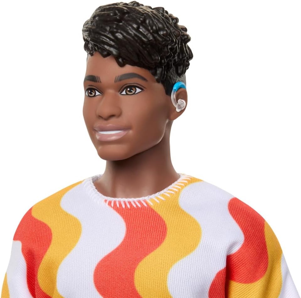 Barbie - Ken Fashion Doll - Orange and White