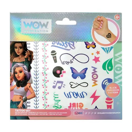 WOW Generation - Tattoo Set + 50 Tattoo Colours
