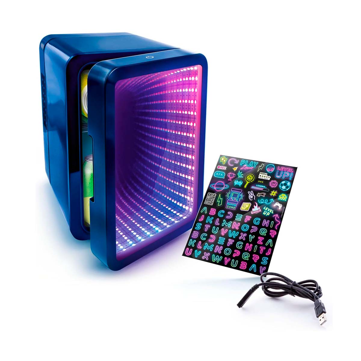 So Chill - Mini Fridge Infinity LED Effect