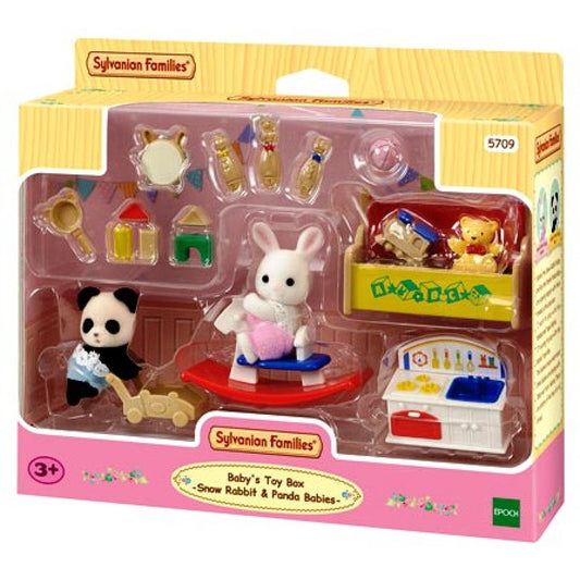 Sylvanian Families - Baby´s Toy Box - Snow Rabbit & Panda Baby