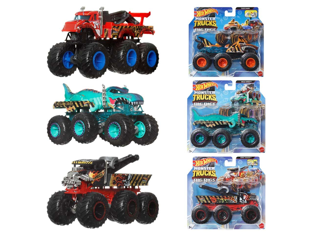 Hot Wheels - Monster Trucks Big Rigs