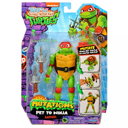 Teenage Mutant Ninja Turtles - Raphael Pet to Ninja Action Figure