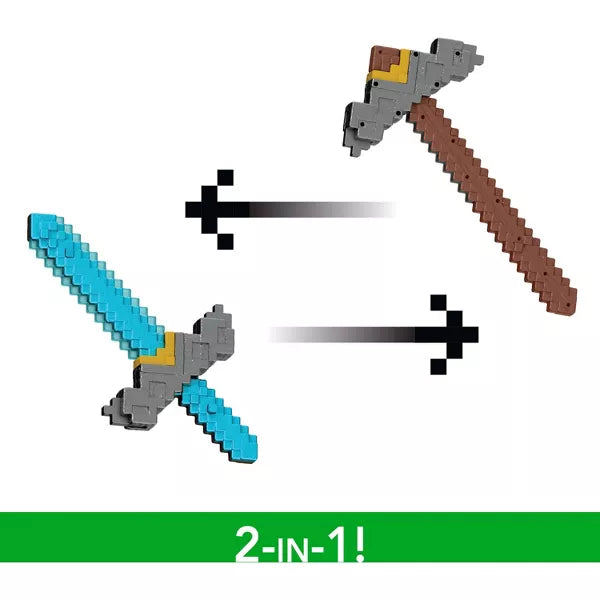 Minecraft - 2-In-1 Sword and Pickaxe