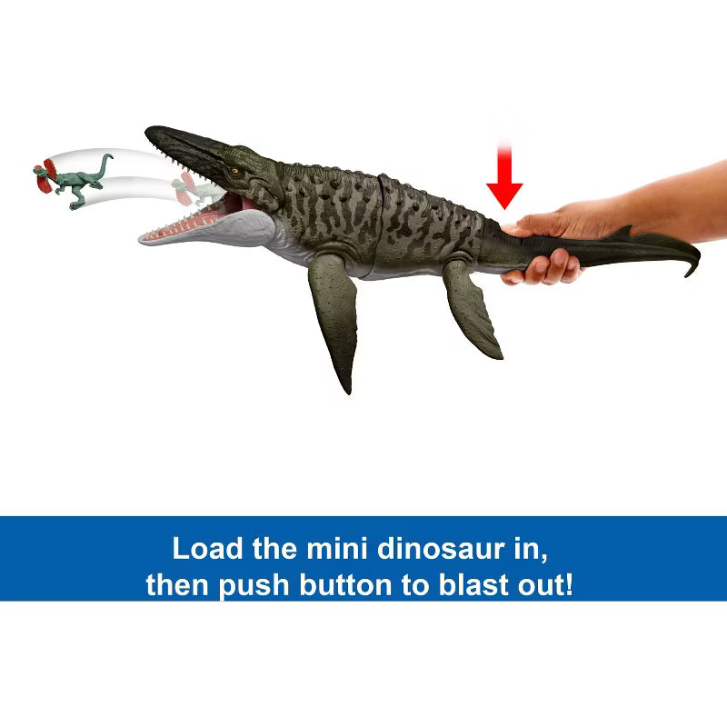 Jurassic World Rebirth - Bite N Blast Mosasaurus Action Figure