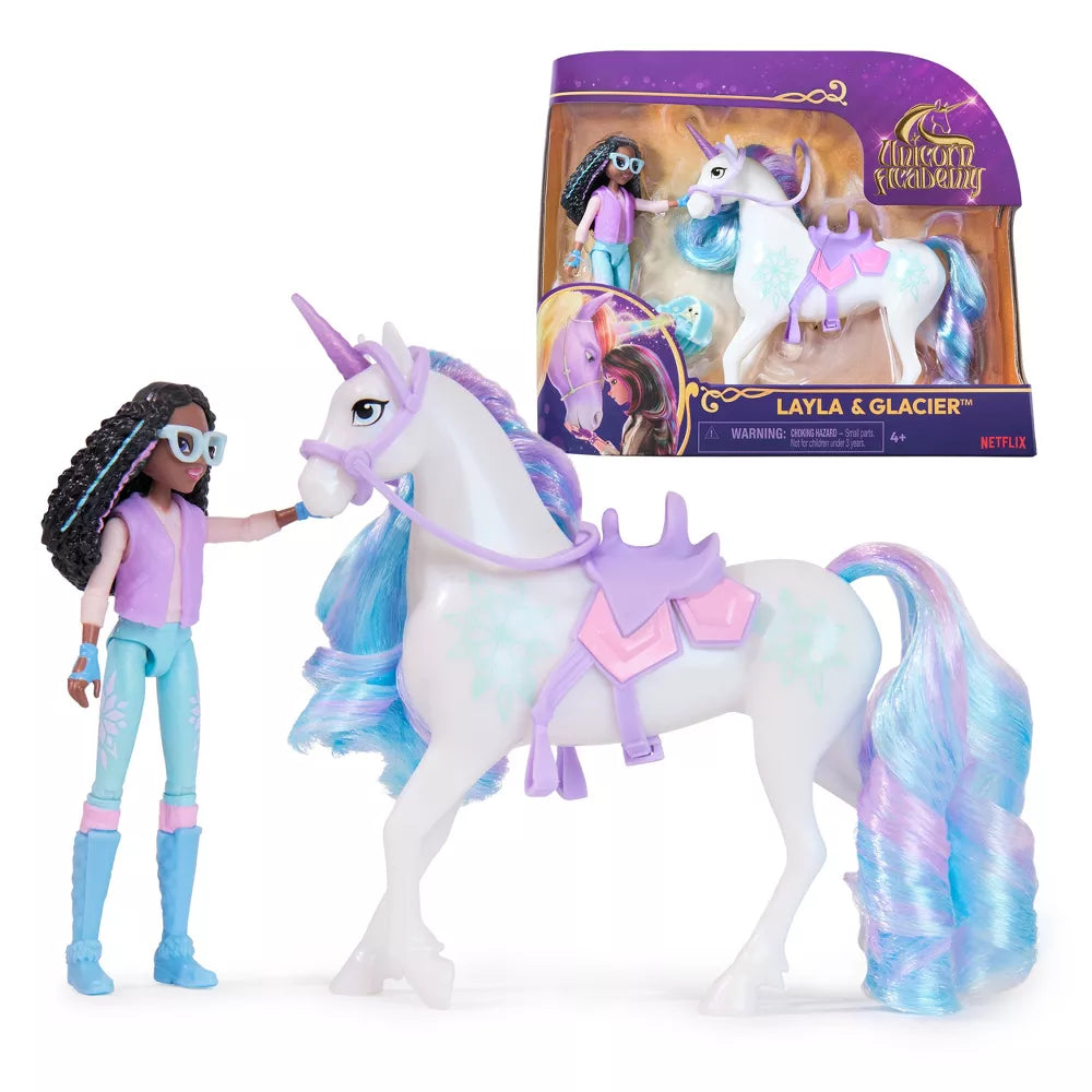 Unicorn Academy - Layla & Glacier Set
