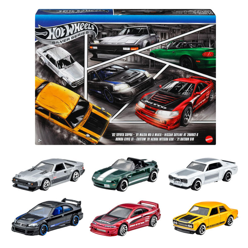 Hot Wheels - Silver Series - Japanese Street Racing Set
