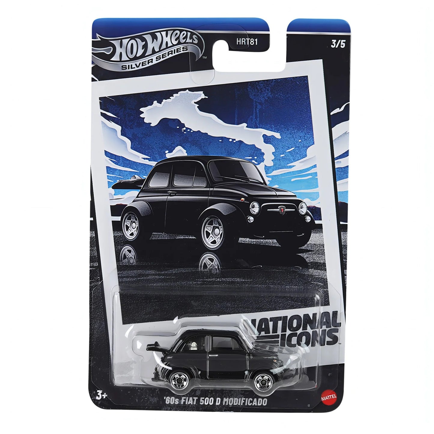 Hot Wheels - Silver Series - Fiat 60s 500D Modified