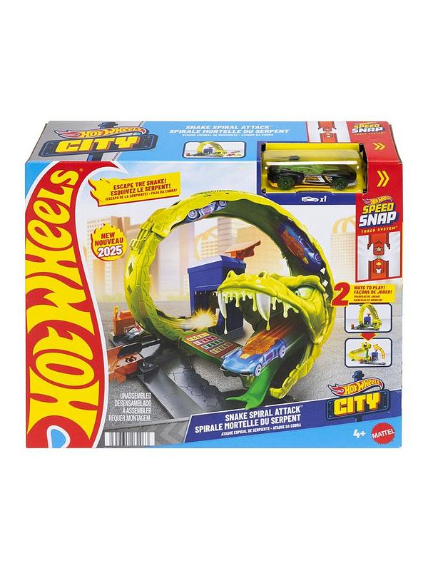 Hot Wheels - City Nemesis - Snake Spiral Attack Playset