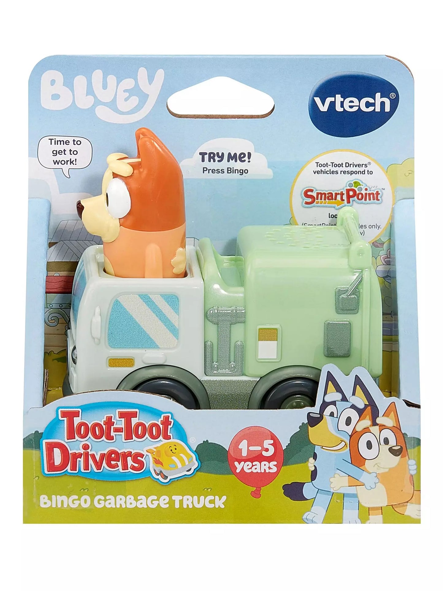 Vtech - Toot-Toot Drivers - Bluey - Bingo Garbage Truck