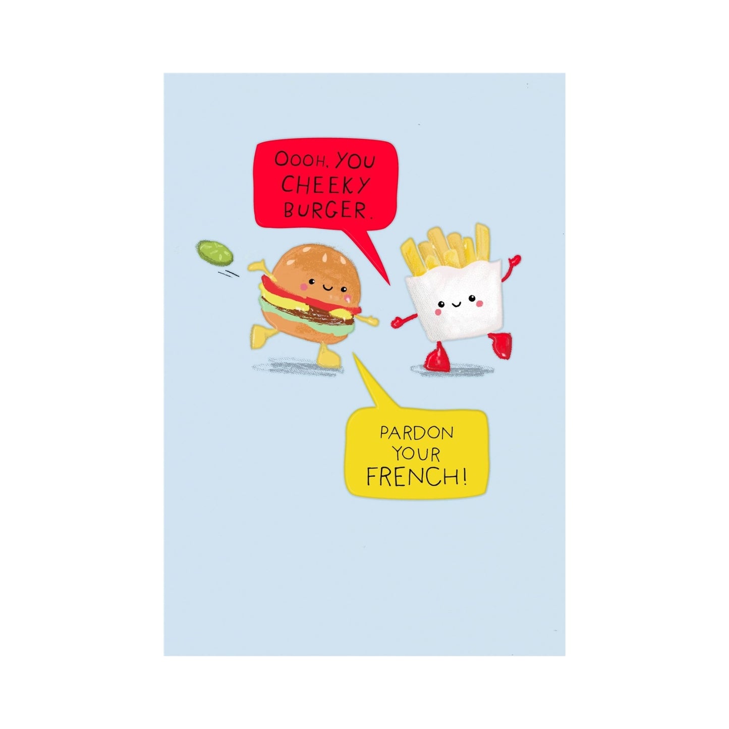 Ohhh You Cheeky Burger - Celebration Card