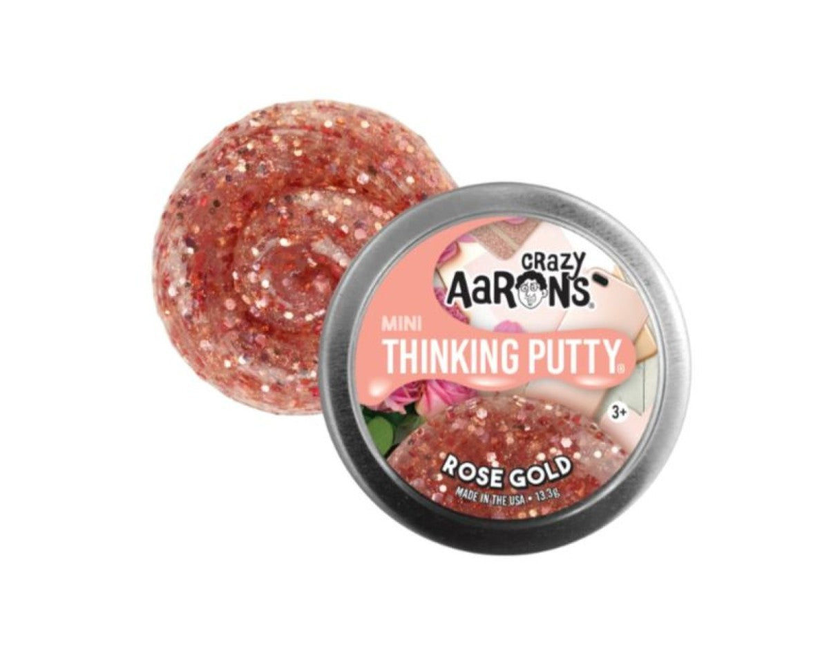 Crazy Aarons - Thinking Putty Mini Tins - Rose Gold