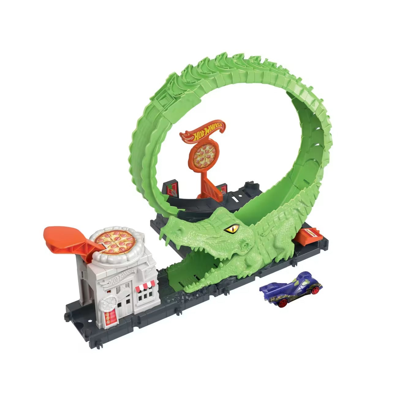 Hot Wheels - City Nemesis - Gator Loop Attack Playset