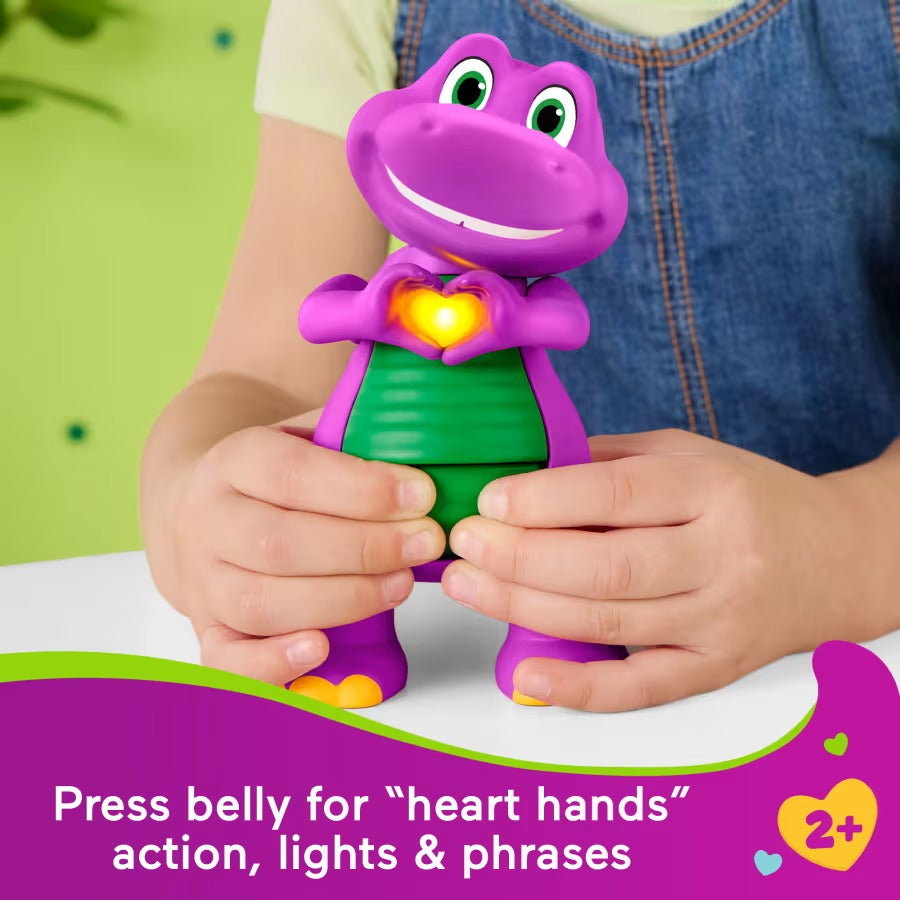 Fisher-Price - Barney's World - Heart Hands Barney Toy Figure