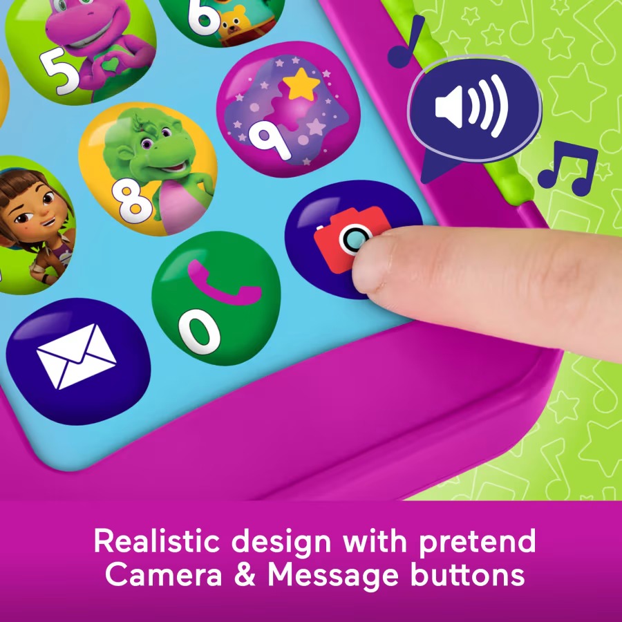 Fisher-Price - Barney's World - Hey Barney Phone