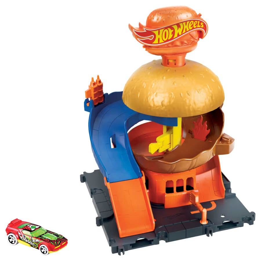 Hot Wheels - City - Downtown Burger Drive Thru Playset