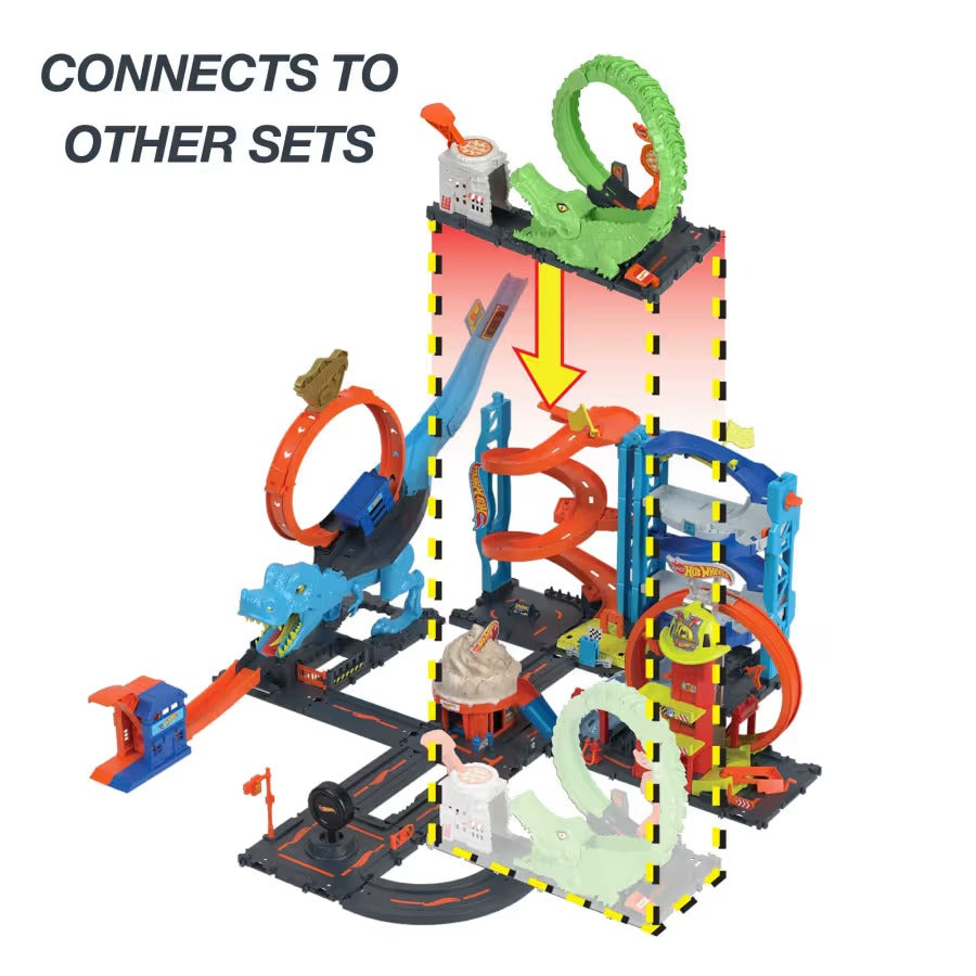 Hot Wheels - City Nemesis - Gator Loop Attack Playset