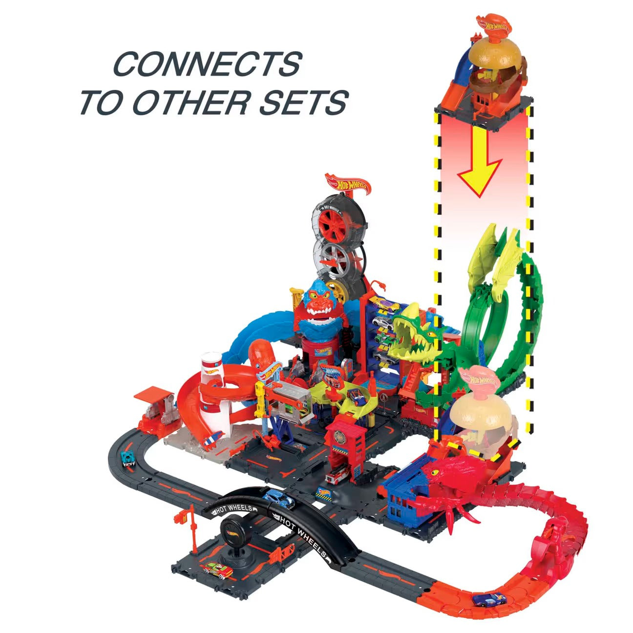 Hot Wheels - City - Downtown Burger Drive Thru Playset