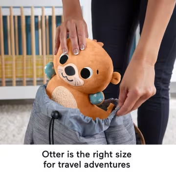 Fisher Price - 2-In-1 Rockin’ Tummy Time Otter Plush Toy