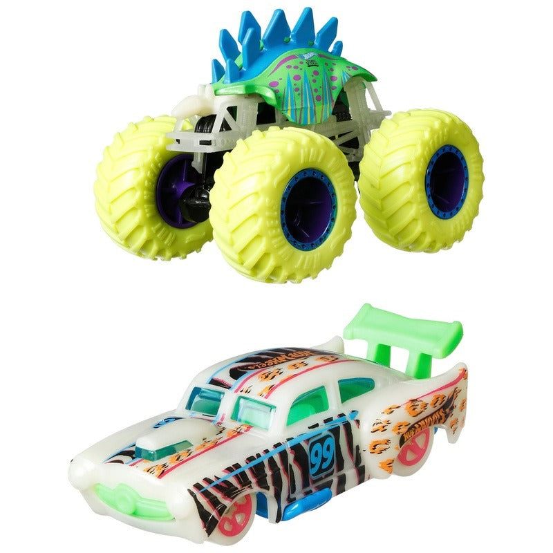 Hot Wheels - Monster Trucks - Glow in the Dark - 10 Pack