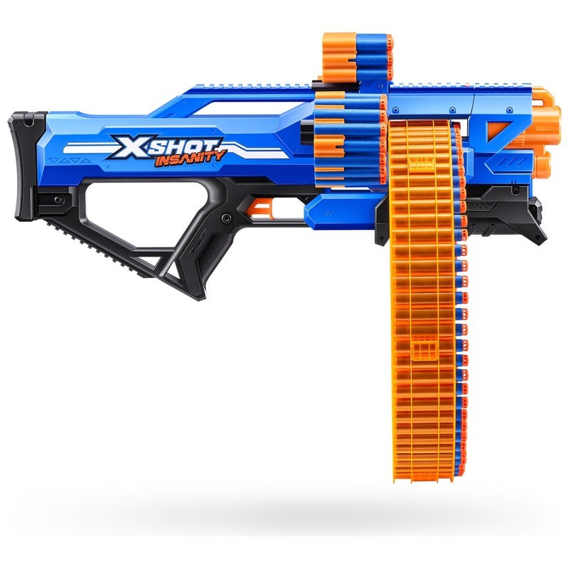 X-Shot - Insanity Mad Mega Barrel Blaster with 72 Darts