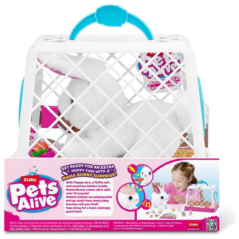 Pets Alive - Mama Bunny & Baby Surprise Plush Set
