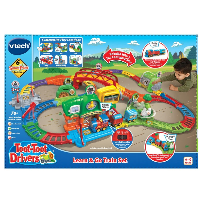 VTech - Toot-Toot Drivers Learn & Go Train Playset