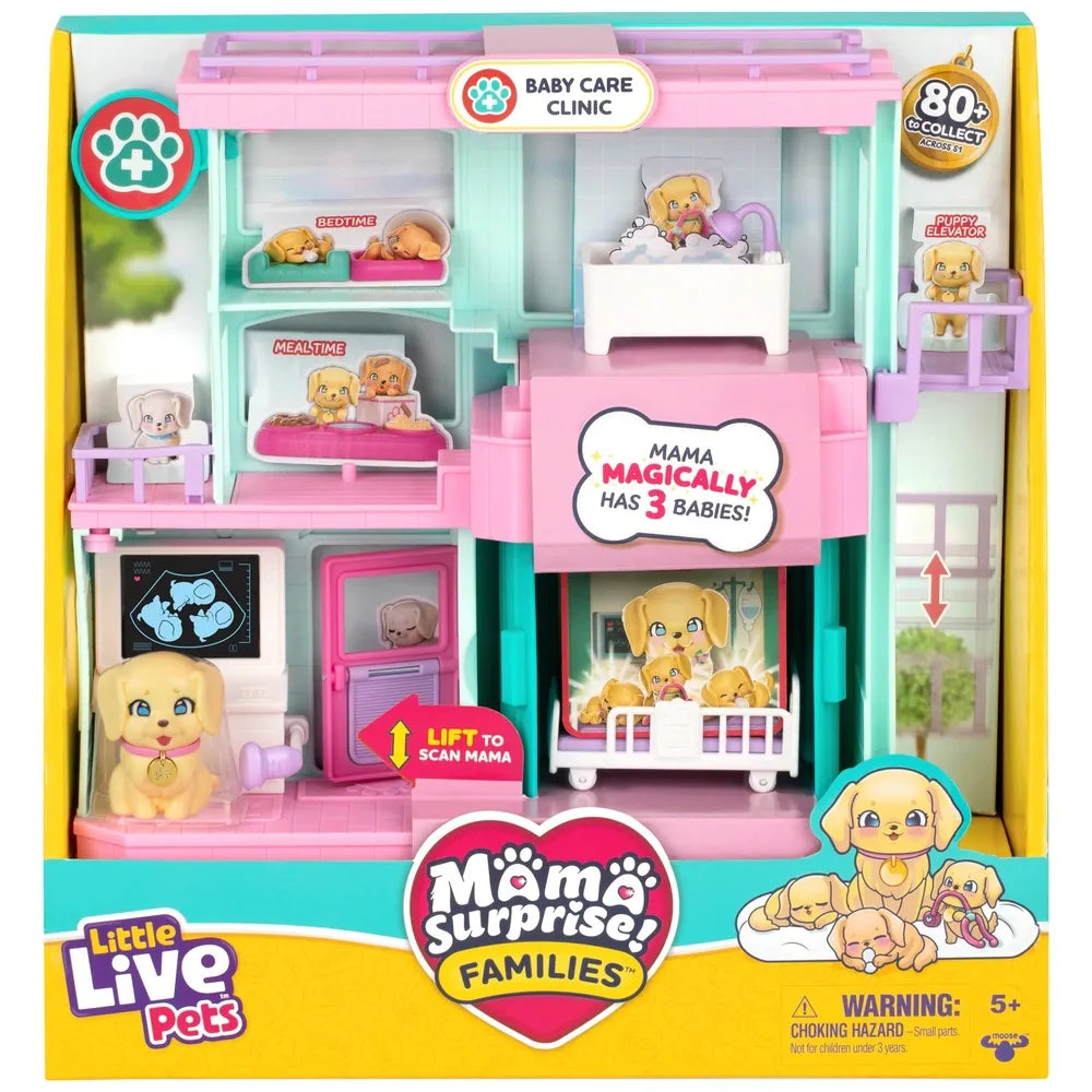 Little Live Pets - Mama Surprise Families Baby Clinic Playset