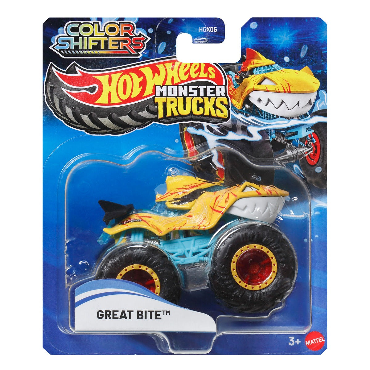 Hot Wheels - Monster Truck Colour Shifters - Great Bite