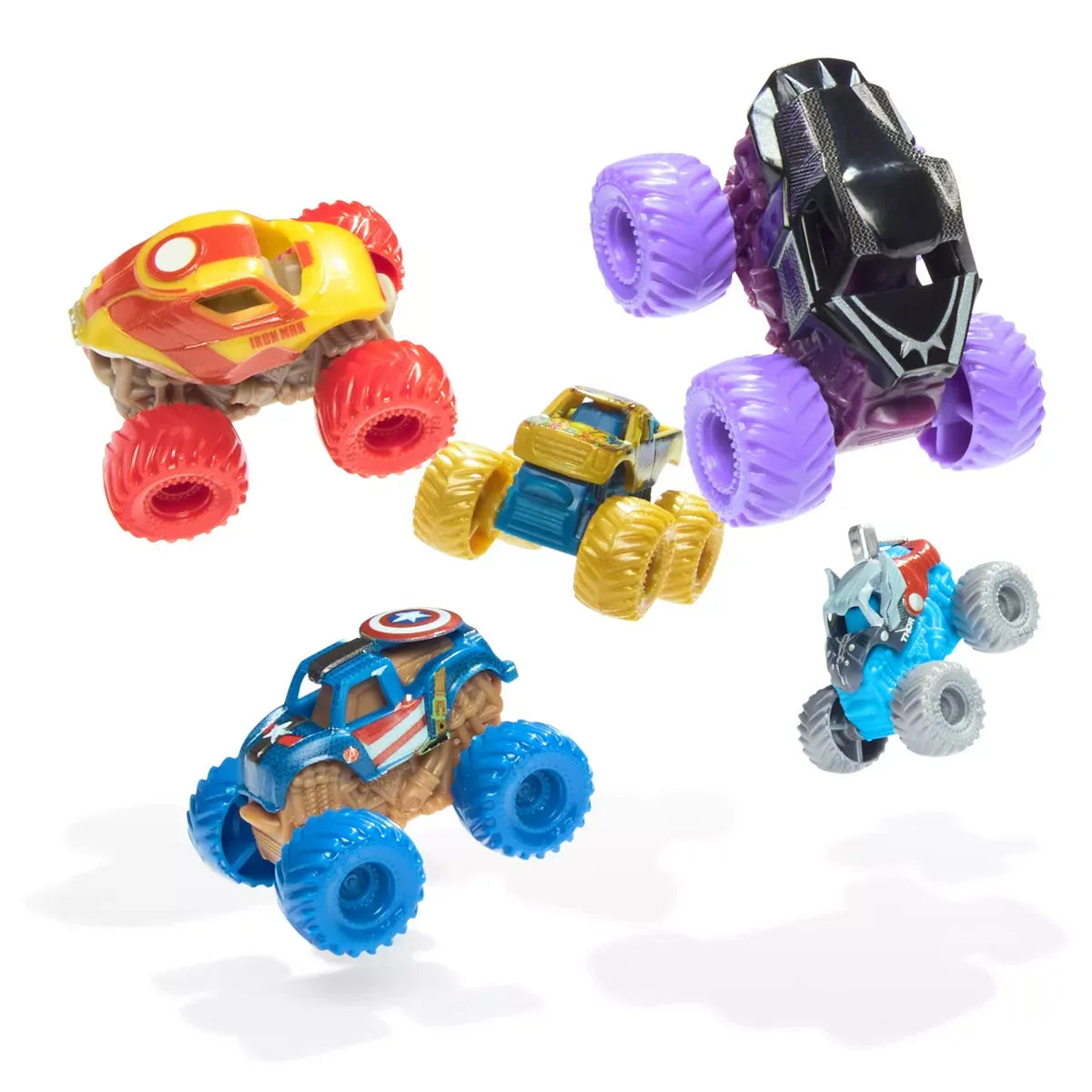 Monster Jam - Marvel Mini Toy Vehicle - 5pk