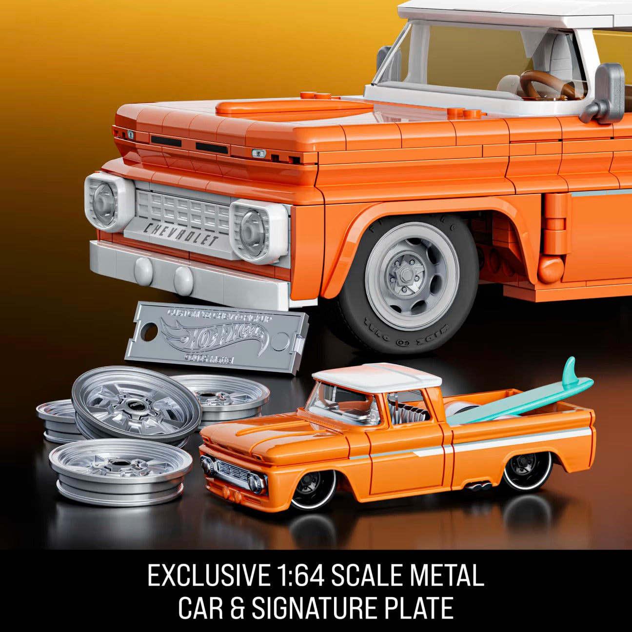 Mattel Brick Shop - Hot Wheels - Custom '62 Chevy Pickup