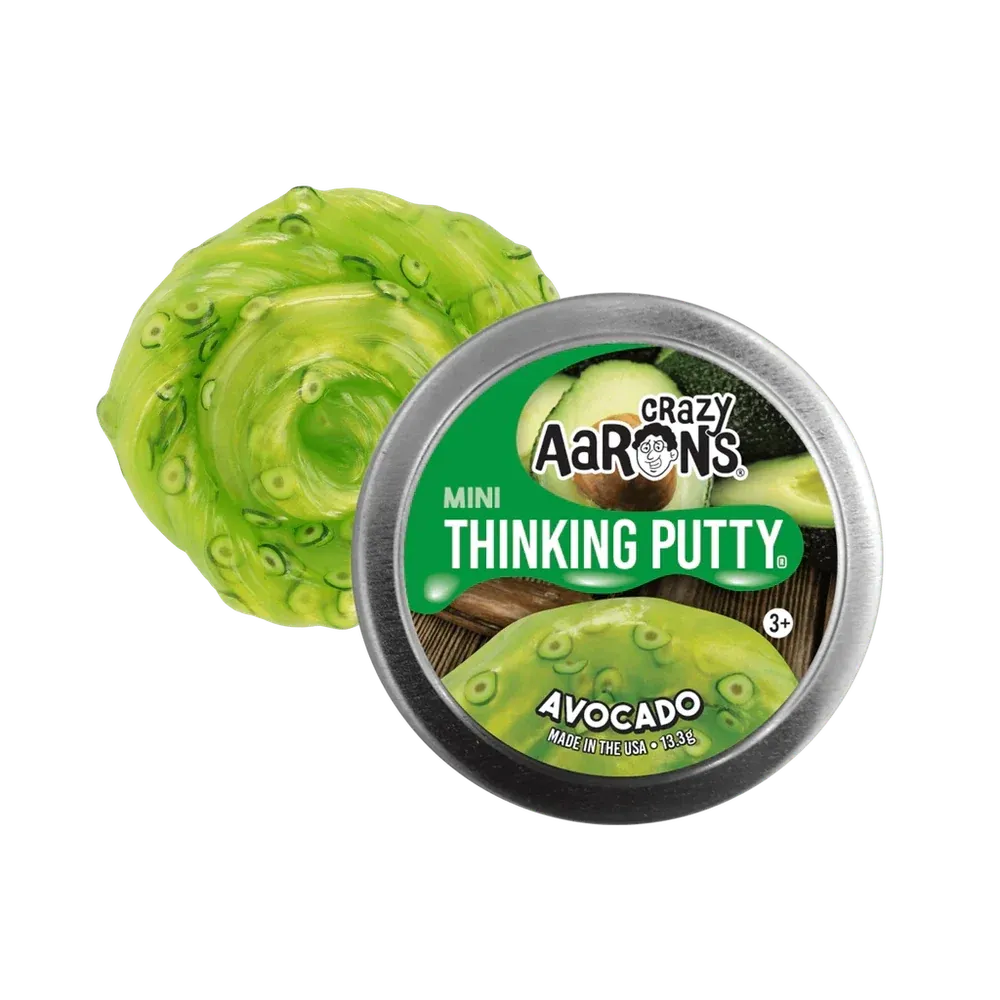 Crazy Aarons - Mini Thinking Putty - Avocado Sensory Putty