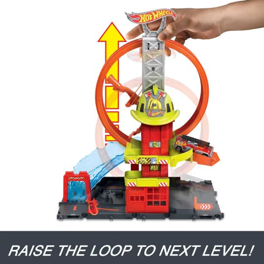 Hot Wheels - City Super Fire Station Playset