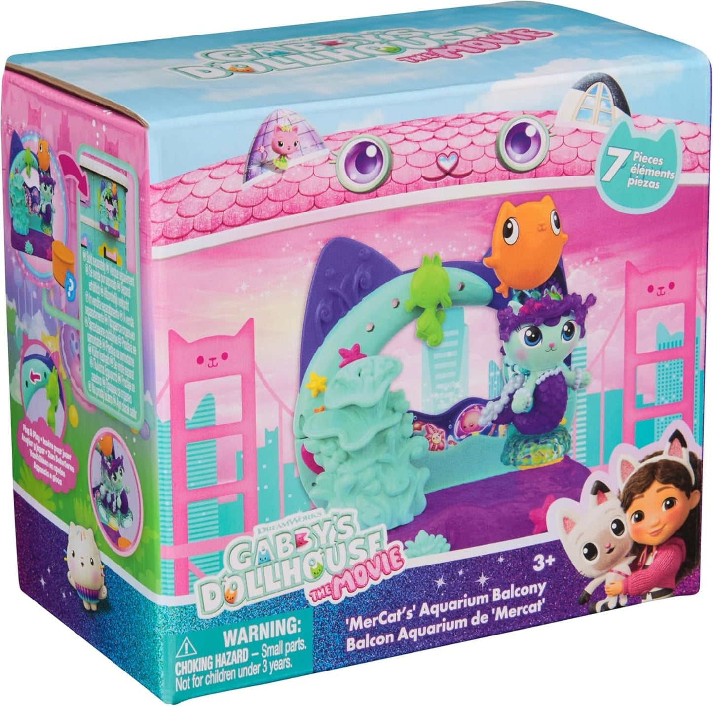 Gabby's Dollhouse - MerCat's Aquarium Balcony