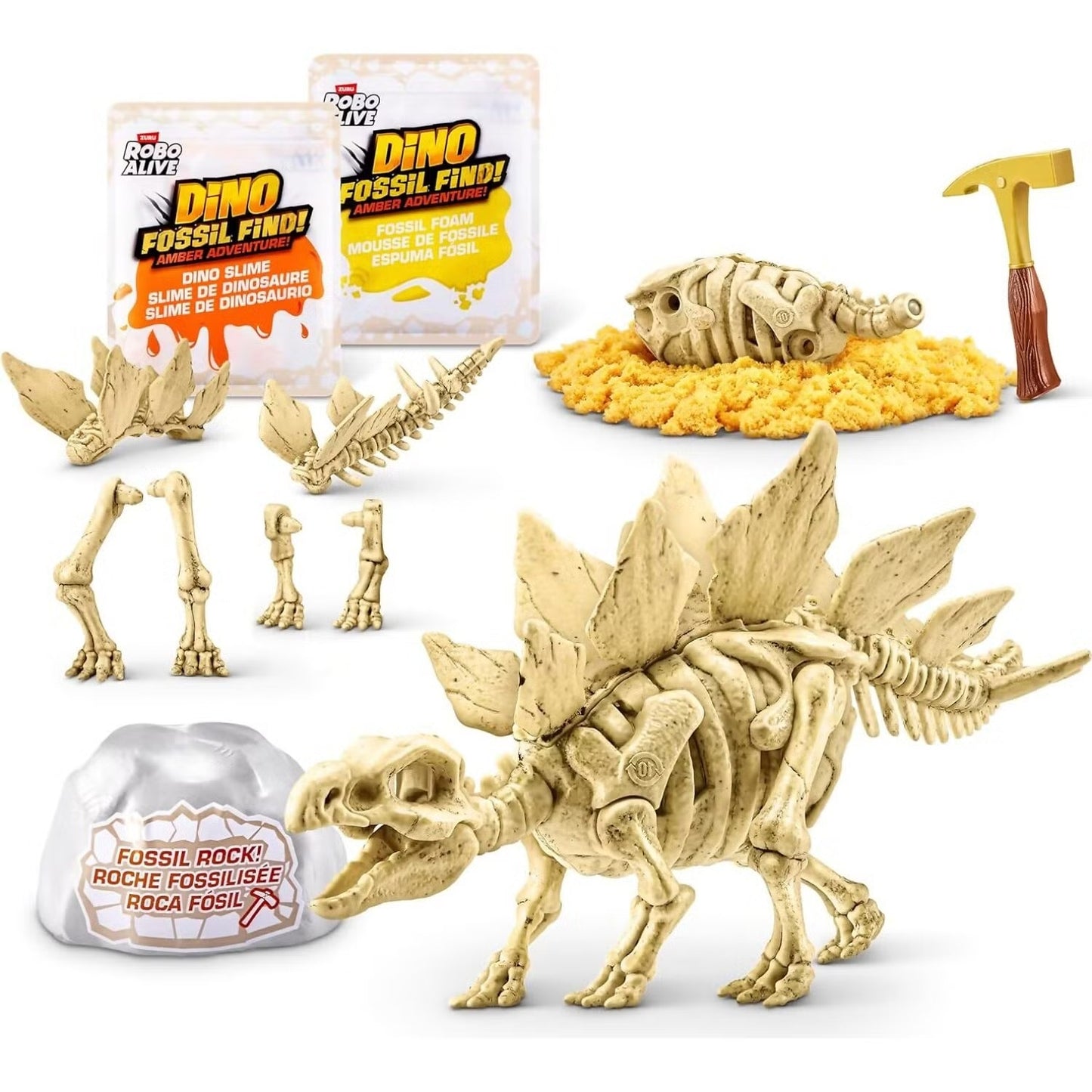 Robo Alive - Dino Fossil Find Amber Adventure Egg