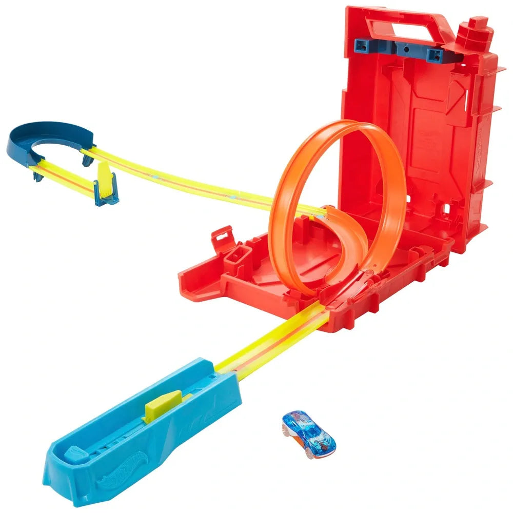 Hot Wheels - Track Builder Fuel Can Stunt Box Playset