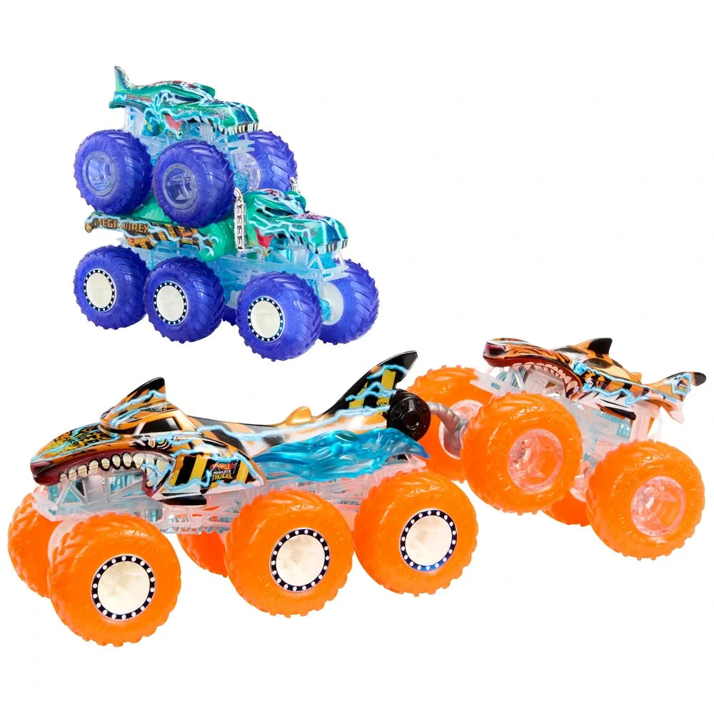 Hot Wheels - Monster Truck Power Smashers - Big Rig and Truck Multipack