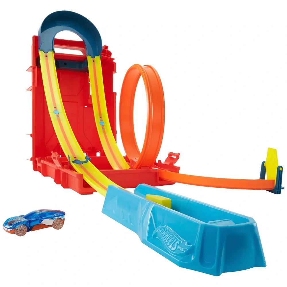 Hot Wheels - Track Builder Fuel Can Stunt Box Playset