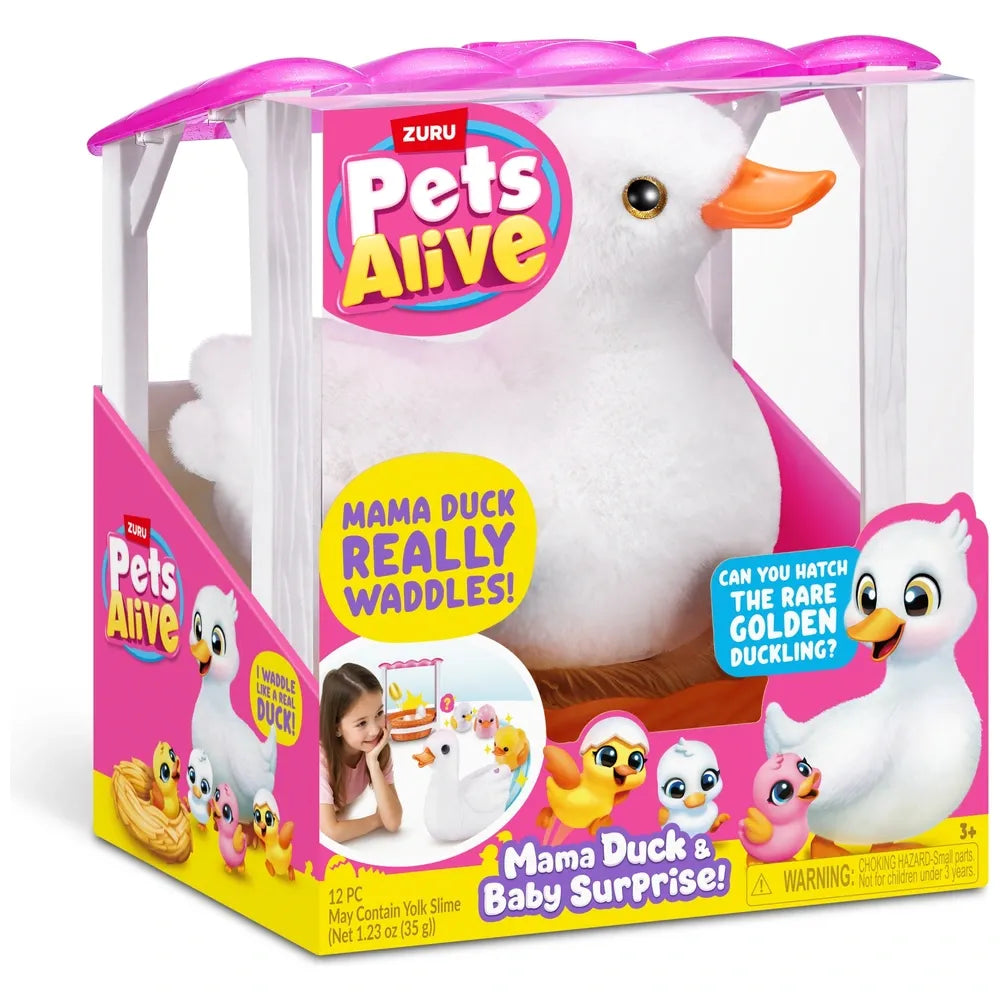 Pets Alive - Mama Duck & Baby Surprise Plush Set