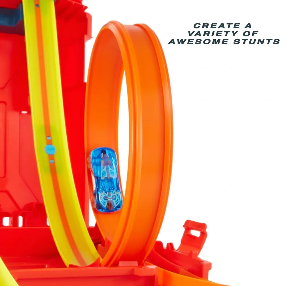 Hot Wheels - Track Builder Fuel Can Stunt Box Playset