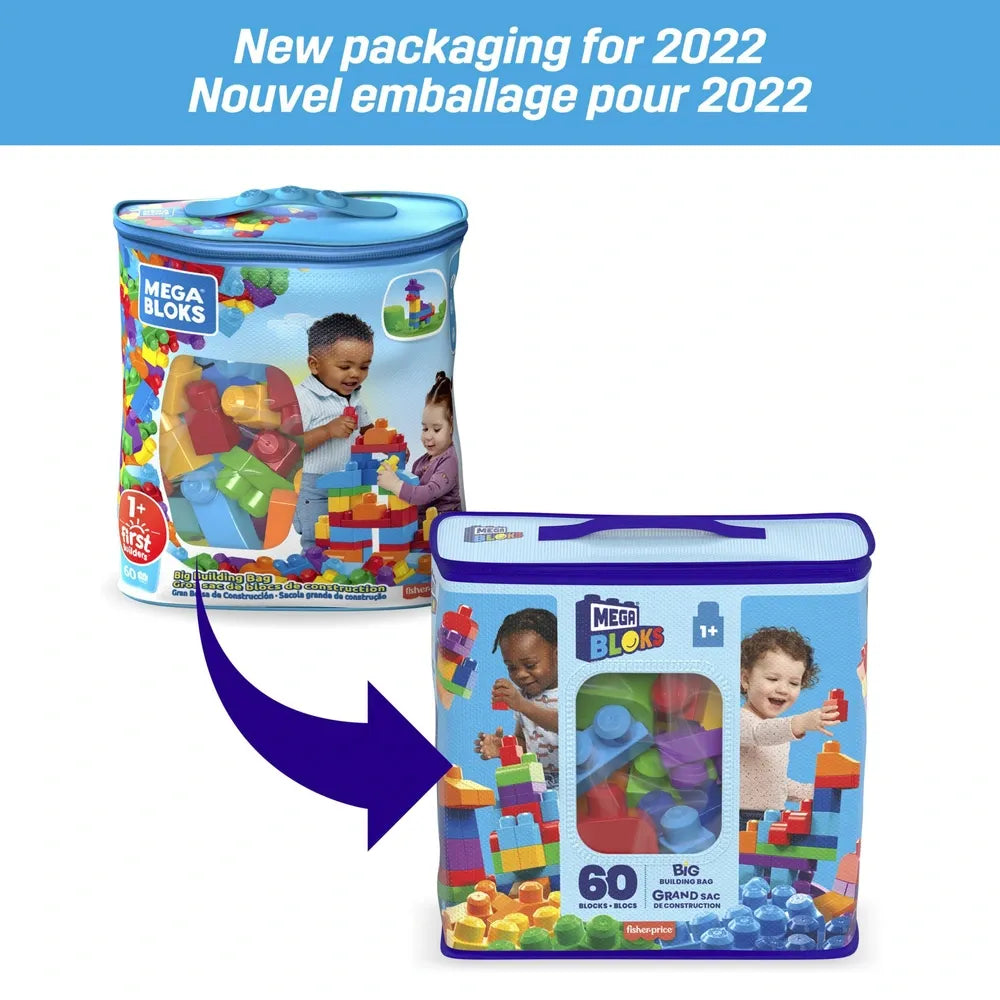 Mega Bloks - Big Building Bag - 60PC
