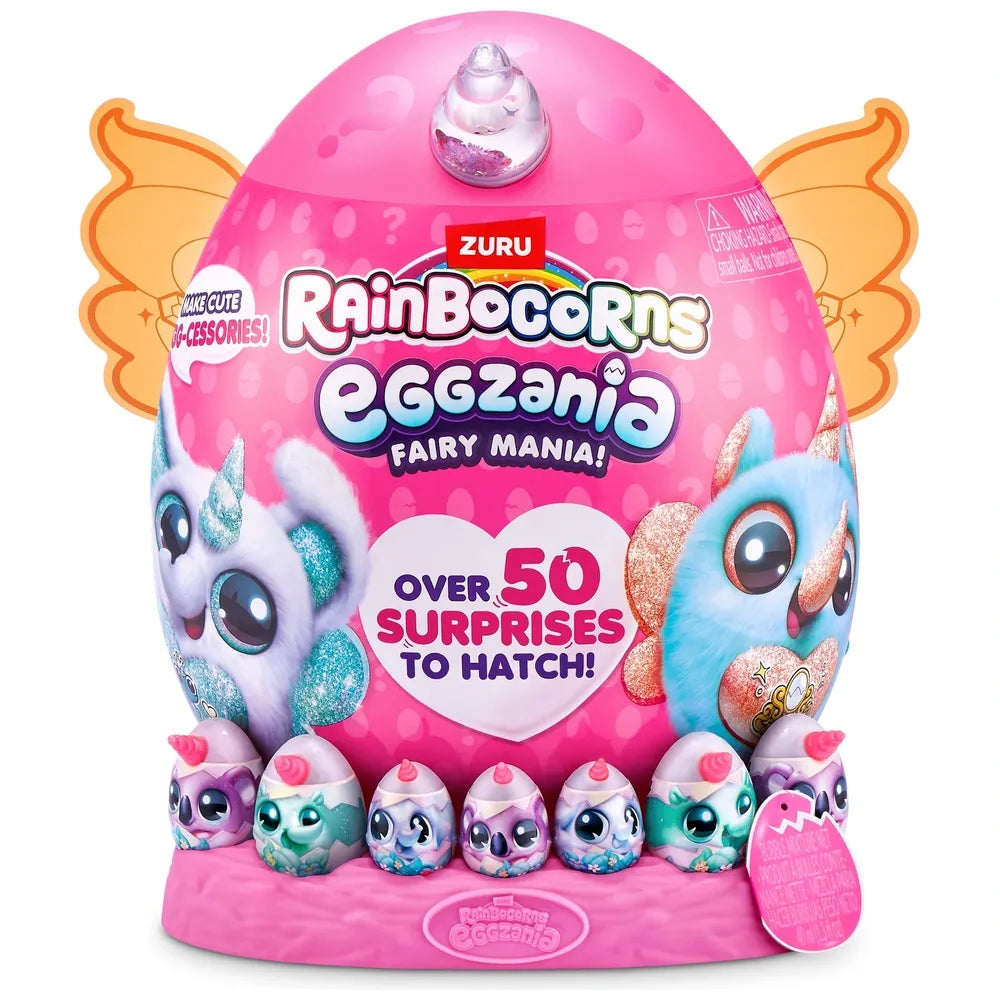 Rainbocorns - Eggzania Fairy Mania - Surprise Plush Egg